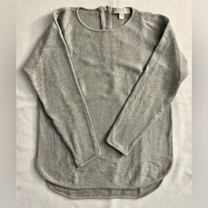 MICHAEL Michael Kors Light Gray Crew Neck Sweater